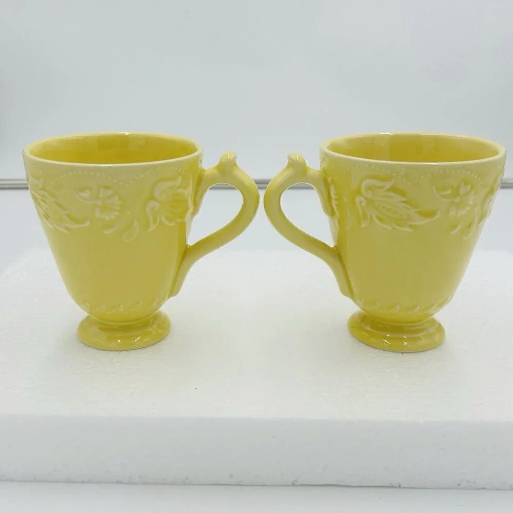(2) J. Willfred Sadek VERA BRADLEY MY HOME Yellow 4.5